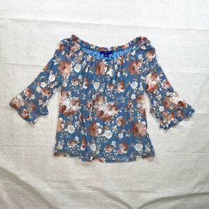 Apt. 9 | Petite Floral Boho Peasant Top | PXL